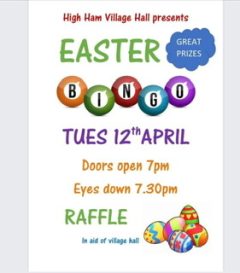 EASTER BINGO 12th April