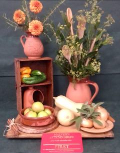 ‘First’ awarded at RHS Malvern Autumn Show to Mary Scriven for ‘Kitchen Larder’
