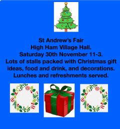 ST ANDREW’s CHRISTMAS FAIR