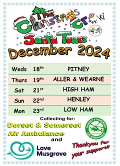 Christmas Crew Santa Tours – dates