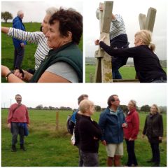 October '17 Parish Walk  - 14 walkers and Storm Ophelia!