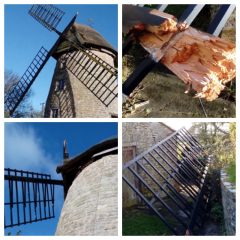 Stembridge Mill (NT) damaged in strong winds 17.01.18